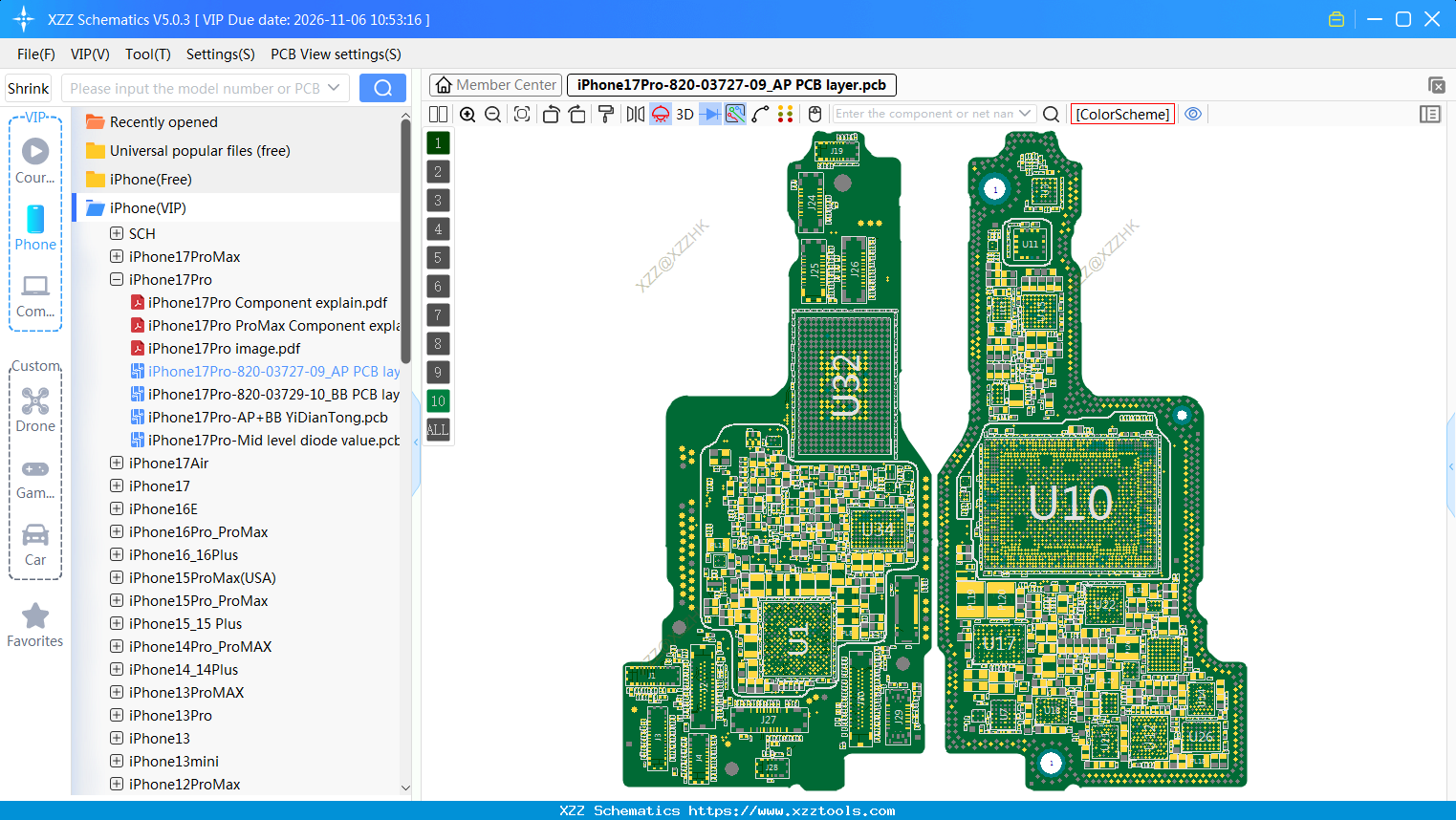 IPhone17Pro-820-03727-09_AP PCB Layer